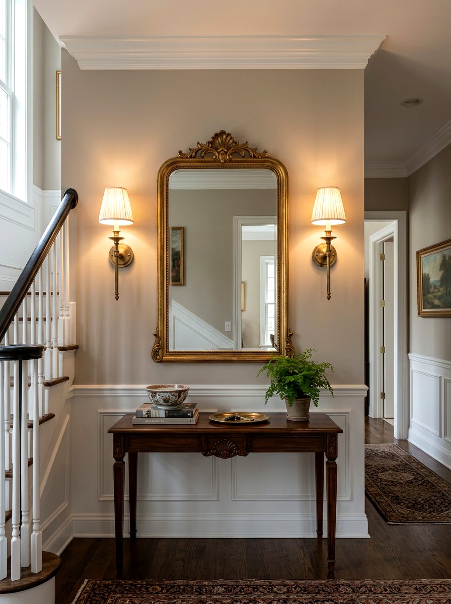Traditional Sconce Lighting - 30 old money foyer ideas