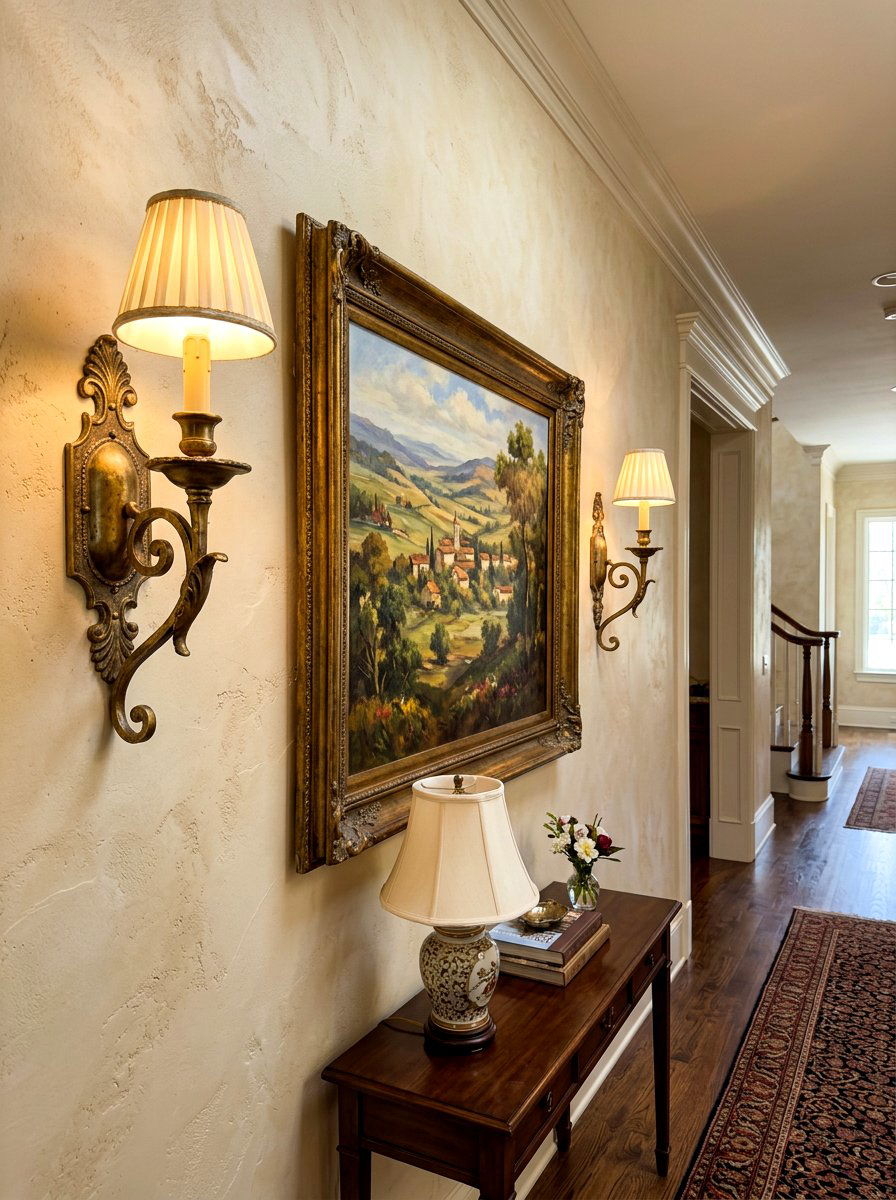 Traditional Sconce Lighting - 30 old world entryway ideas