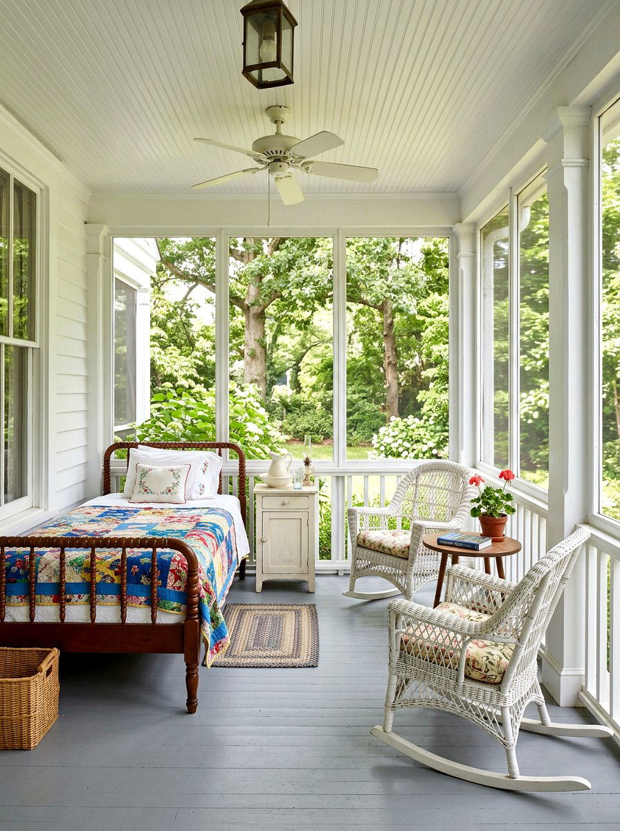 Traditional Sleeping Porch - 30 sleeping porch ideas
