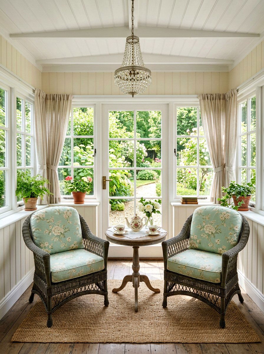 Traditional Small Sunroom Decor - 30 small sunroom ideas