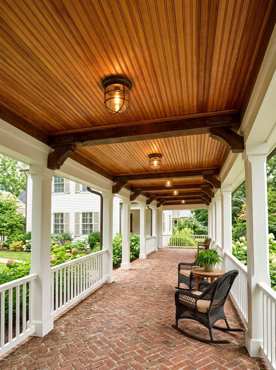 Traditional Tongue And Groove Porch - 30 porch beadboard ceiling ideas