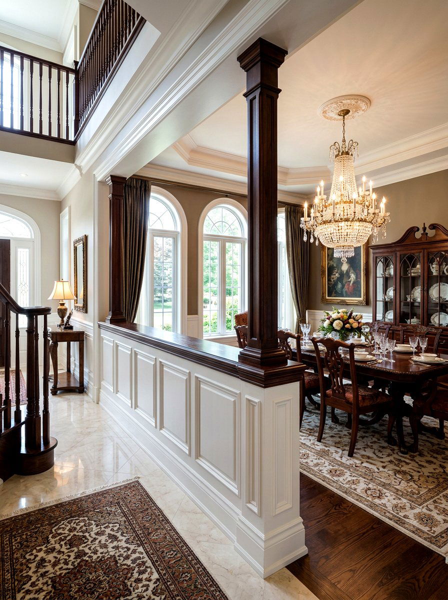 30 half wall zoning ideas for Open Plans With Privacy Anywhere