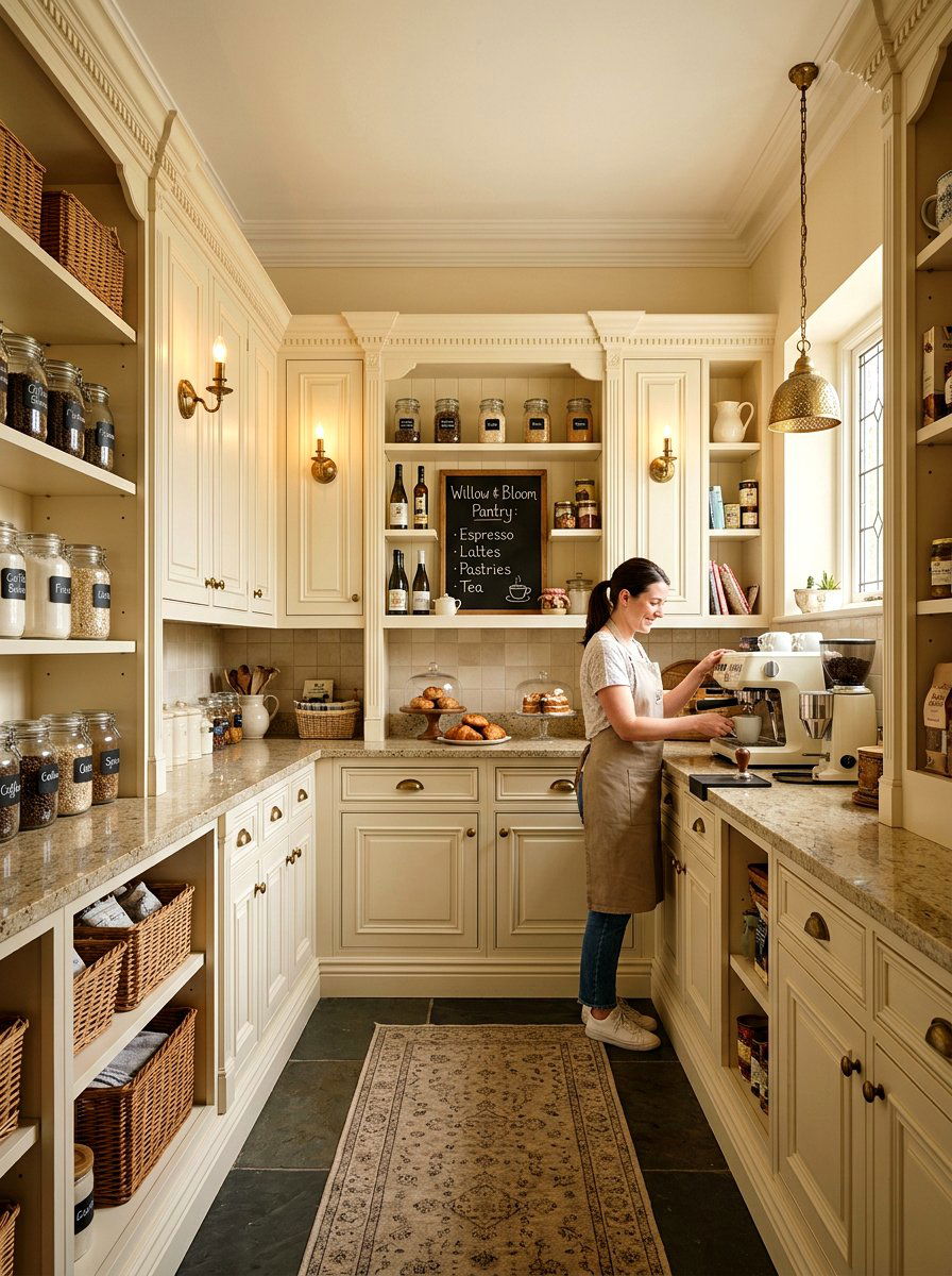 Traditional Walk In Pantry Cafe - 30 walk in pantry cafe ideas