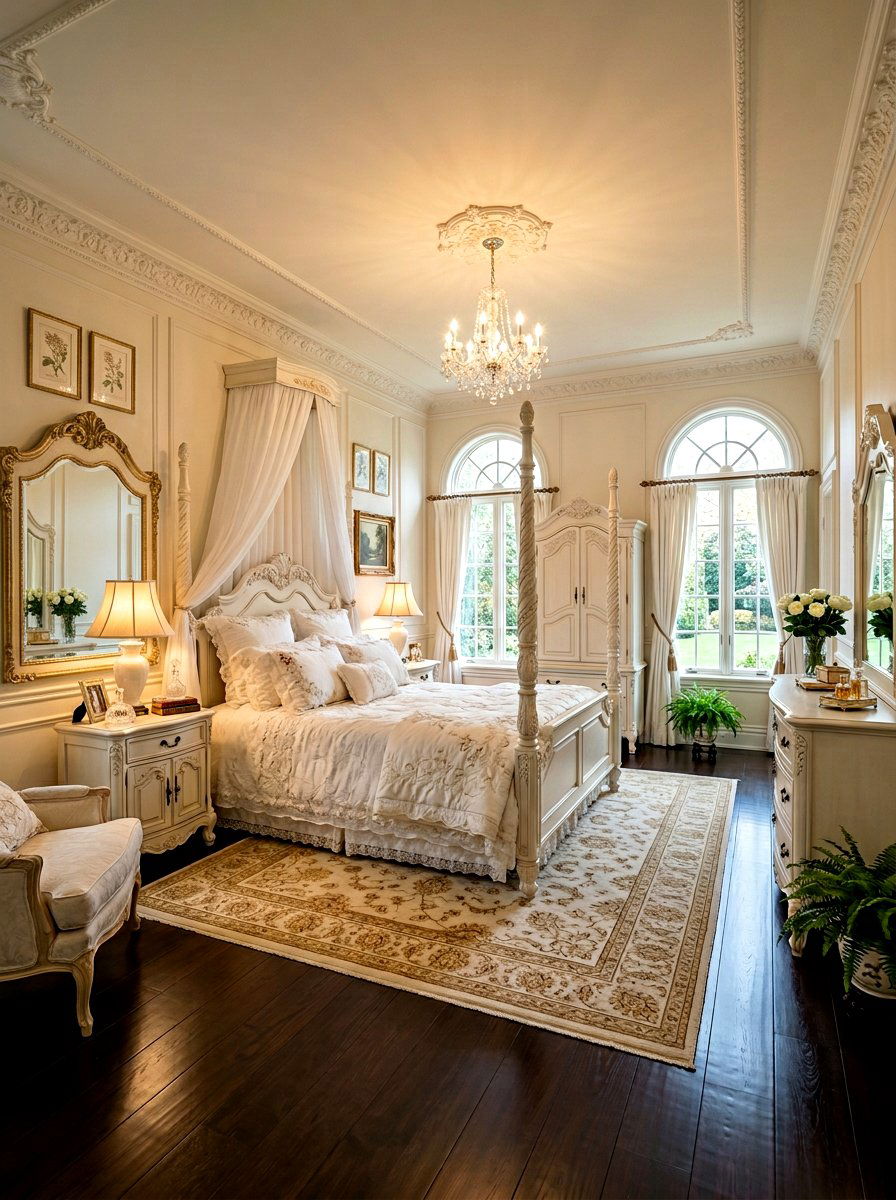 Traditional White Bedroom - 30 white bedroom ideas