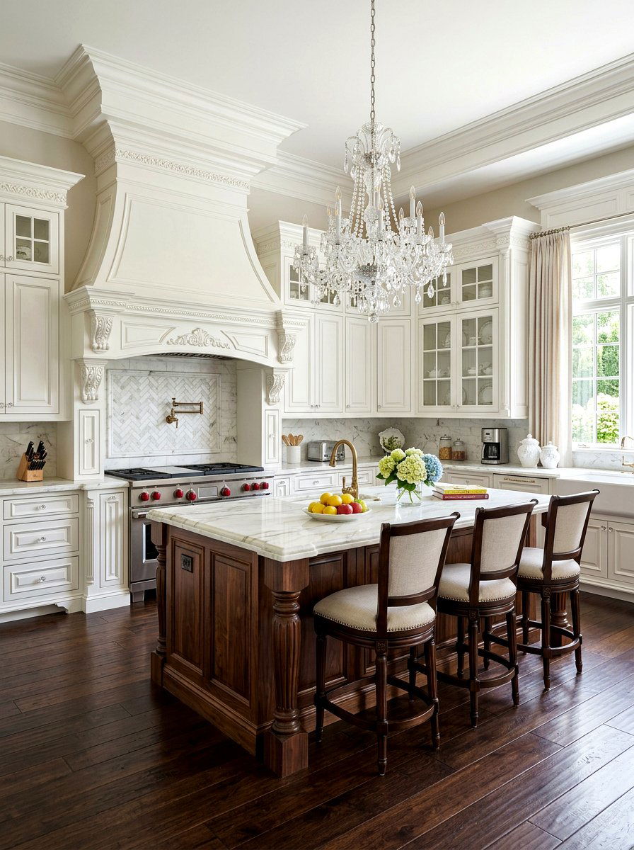 Traditional White Kitchen - 30 white kitchen ideas