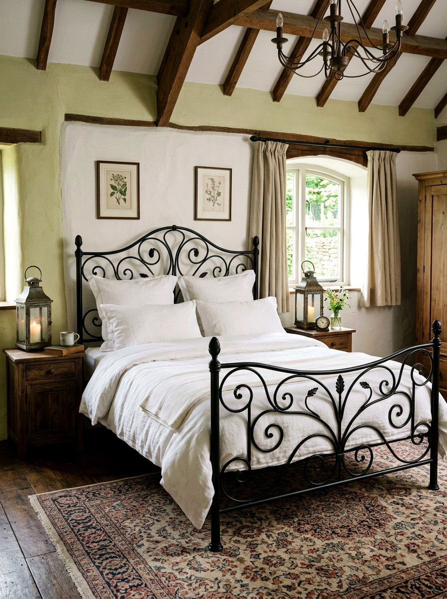 Traditional Wrought Iron Bedroom - 30 girl teen room vintage ideas