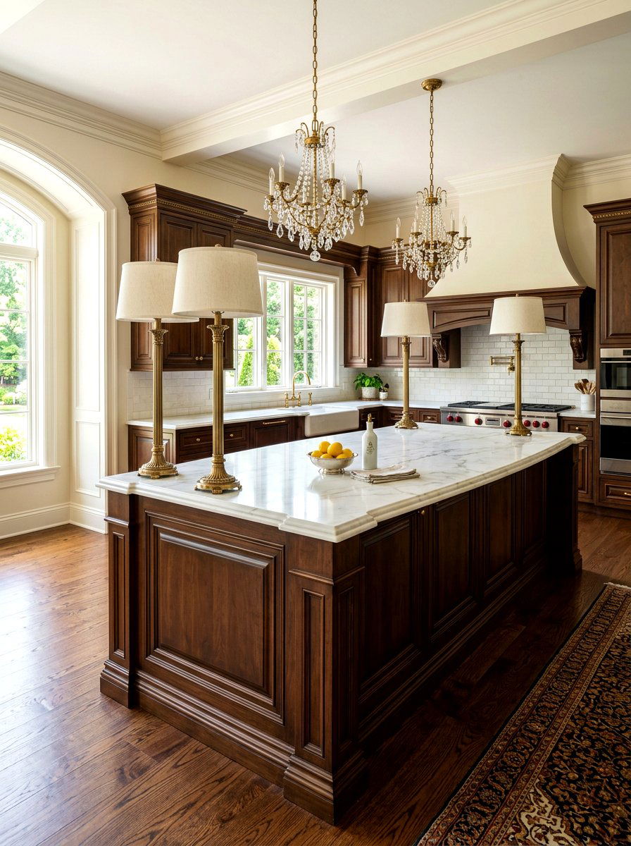 Traditional buffet lamp kitchen island - 30 table lamp kitchen island ideas