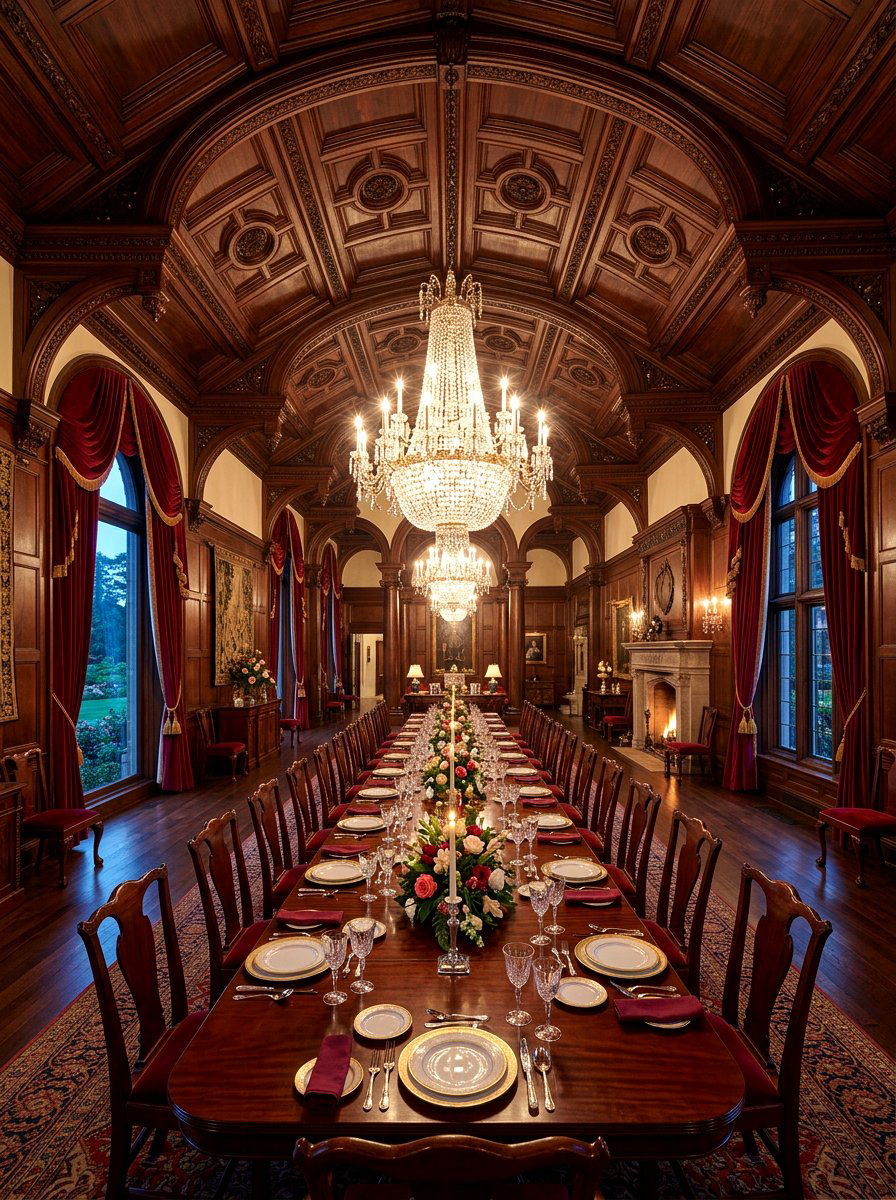 Traditional coffered vaulted ceiling - 30 vaulted ceiling ideas