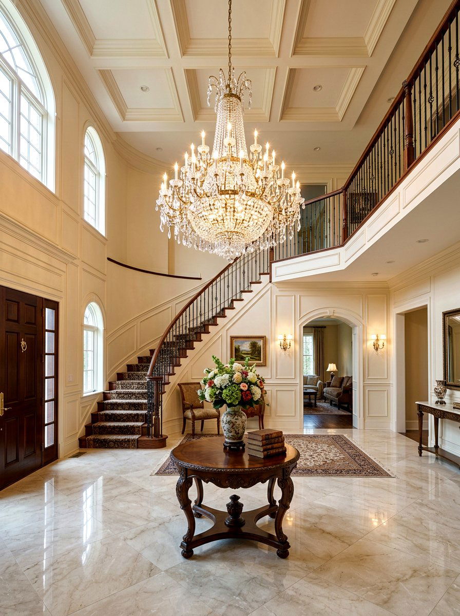 Traditional foyer lighting - 30 entryway ideas