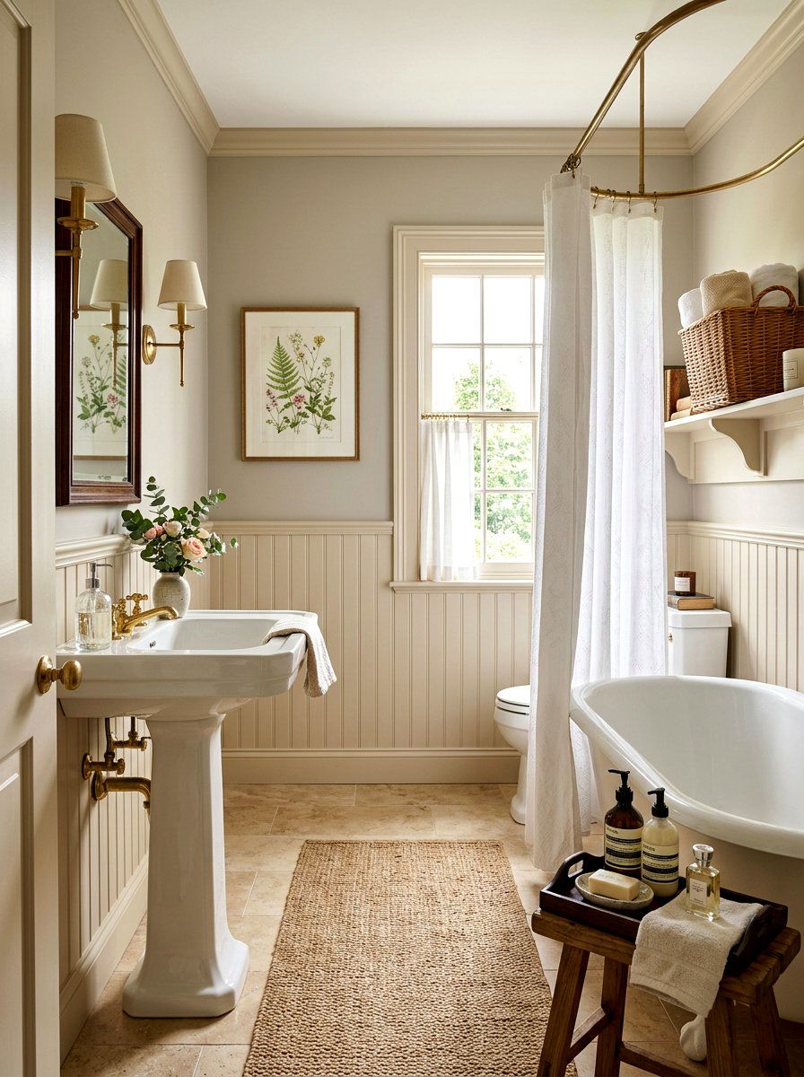 Traditional guest bathroom - 30 Nancy Meyers bathroom ideas