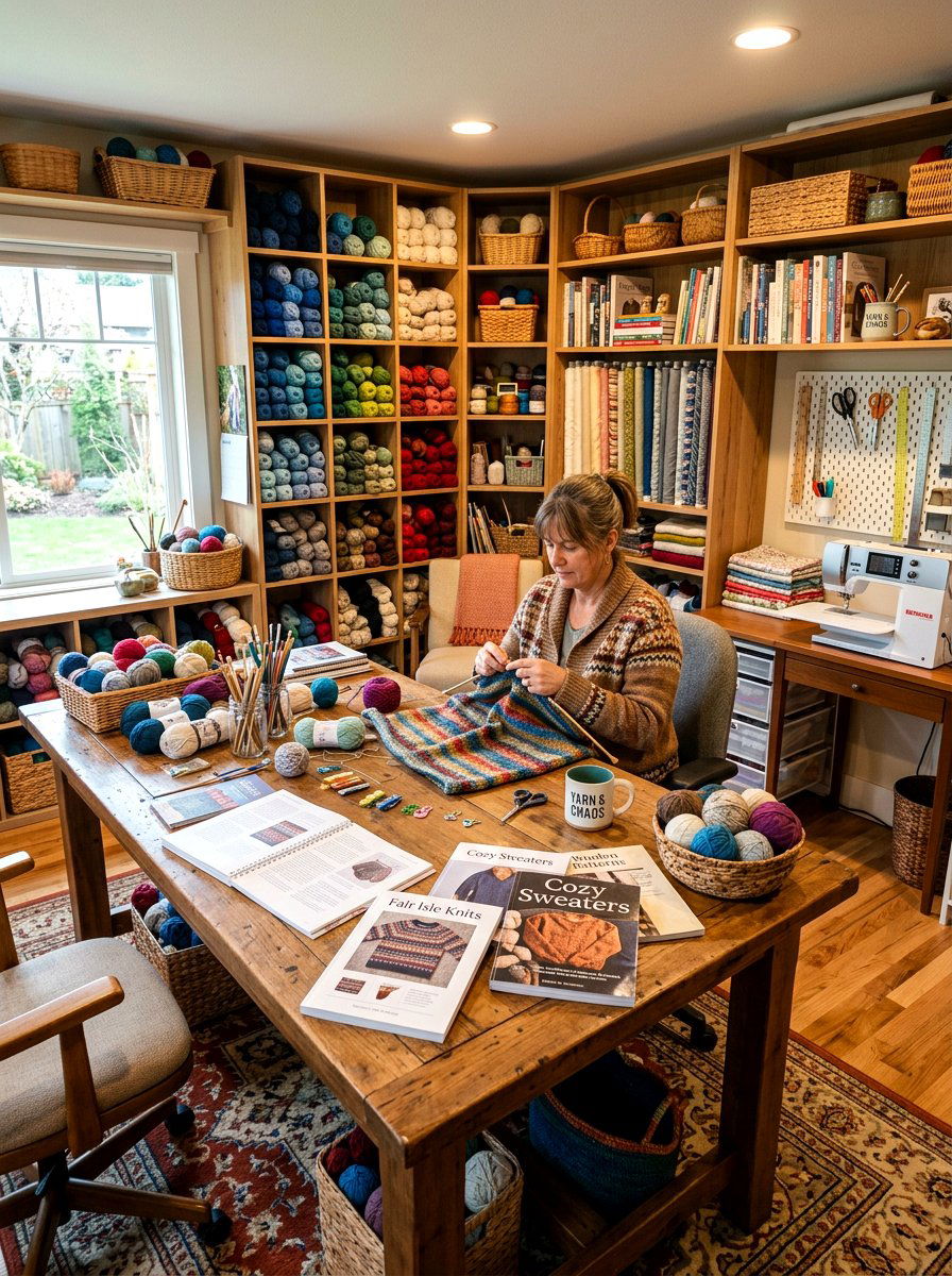 Traditional hobby craft room - 30 friction maxxing home ideas