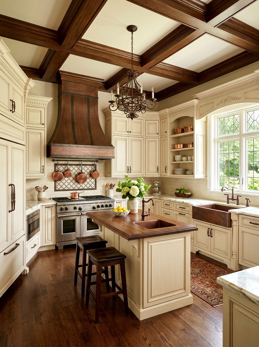 Traditional kitchen mixed metals - 30 mixed metal kitchen ideas