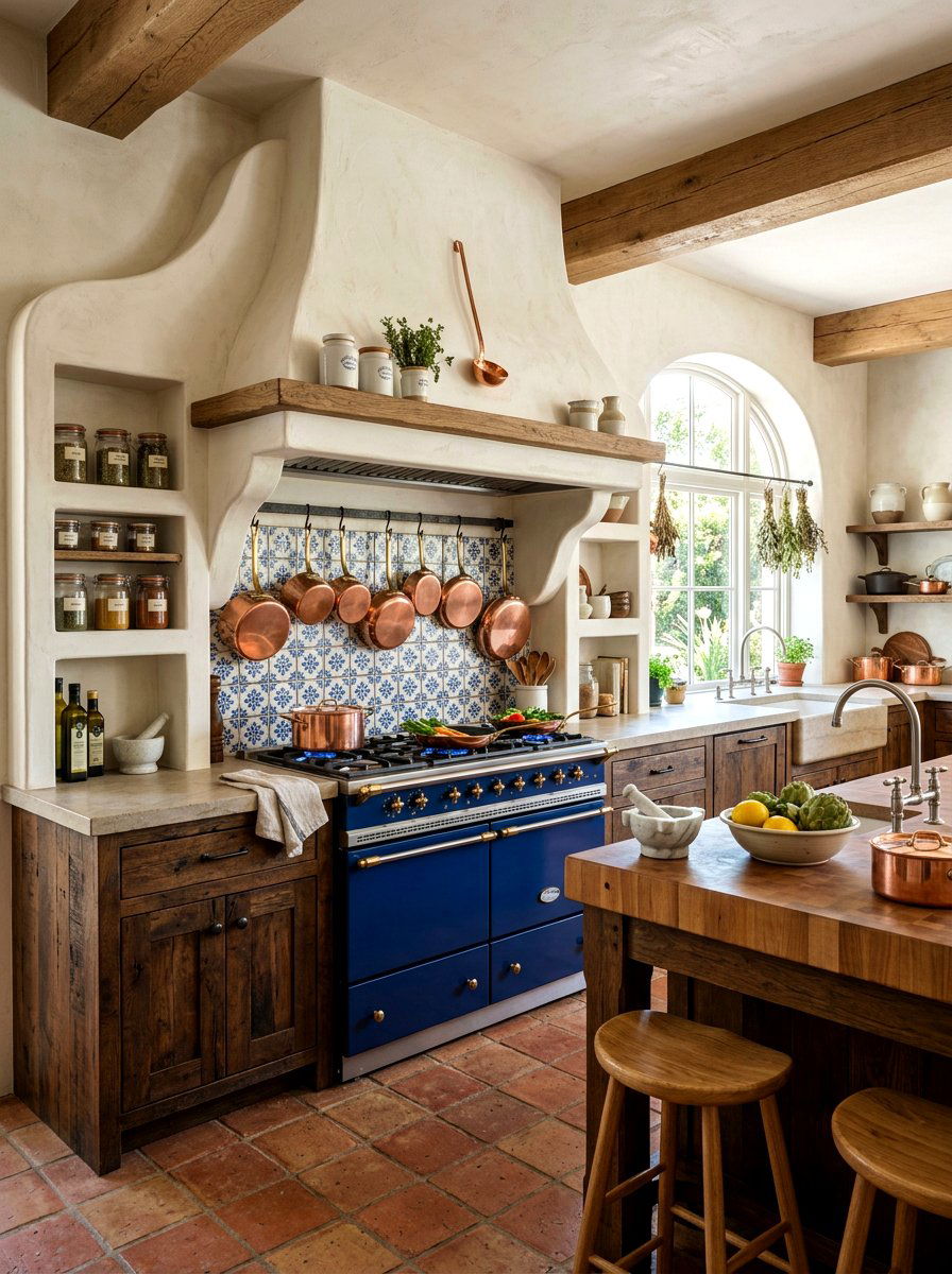 Traditional range kitchen - 30 rustic European kitchen ideas