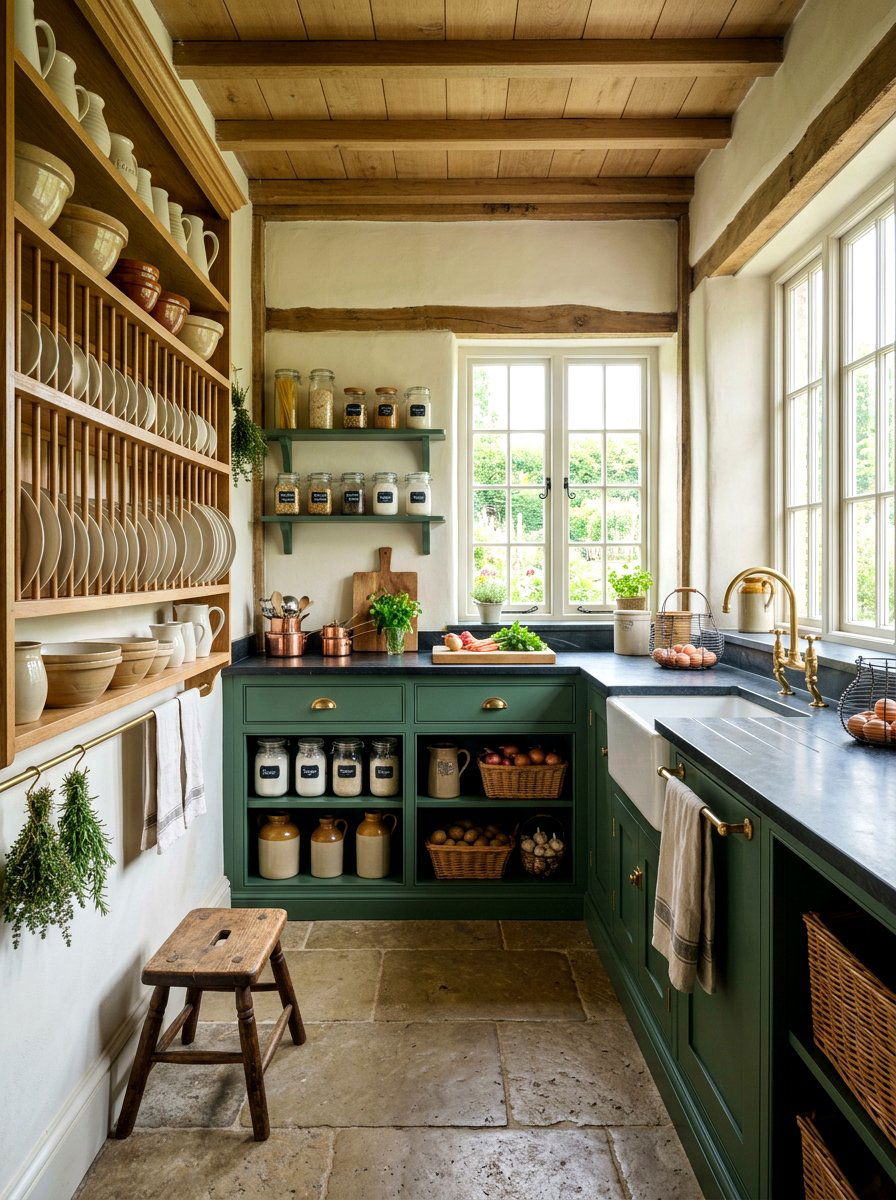 Traditional scullery pantry - 30 back kitchen pantry ideas
