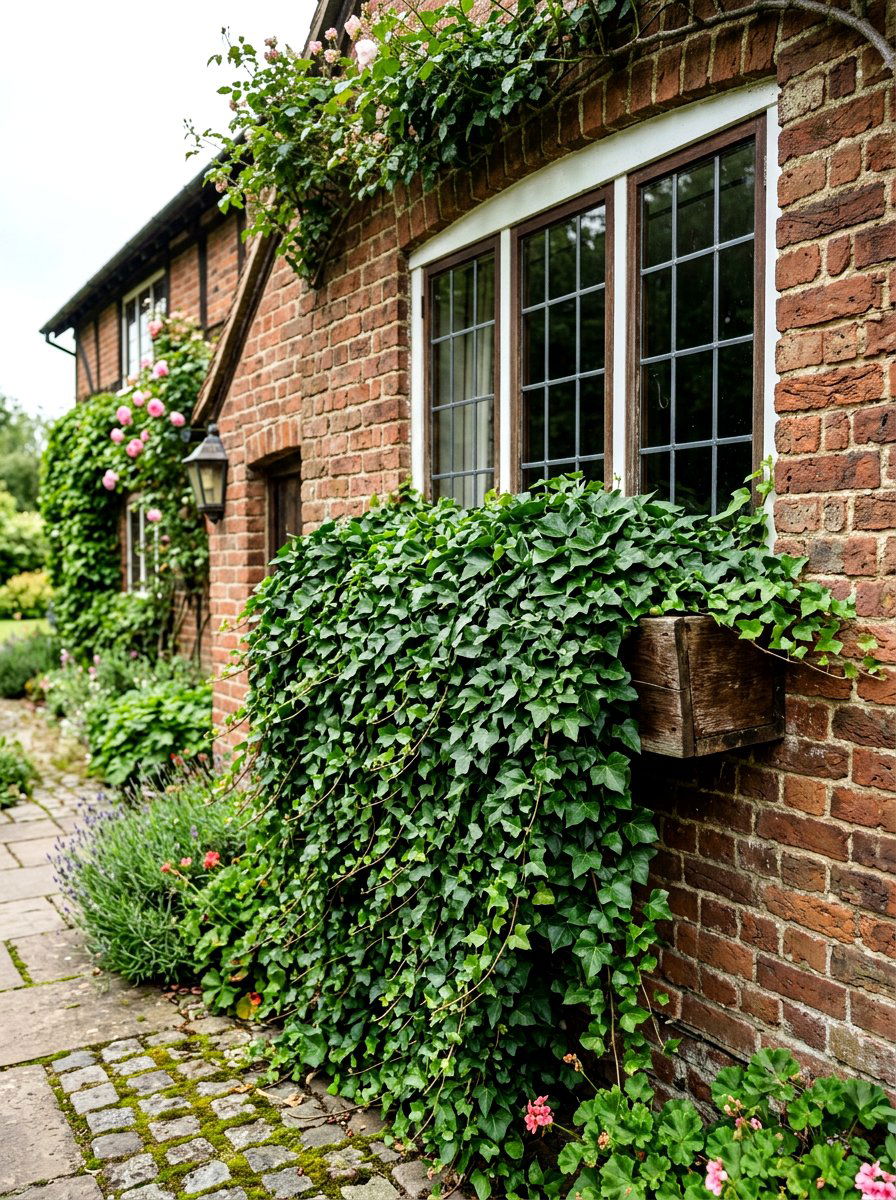 Trailing Ivy Window Box - 30 cottage window box ideas