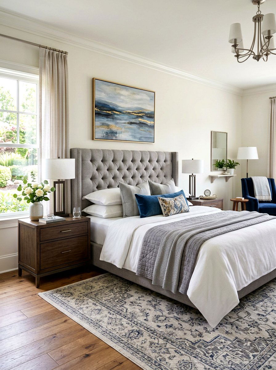 Transitional Bedroom - 30 serene bedroom ideas