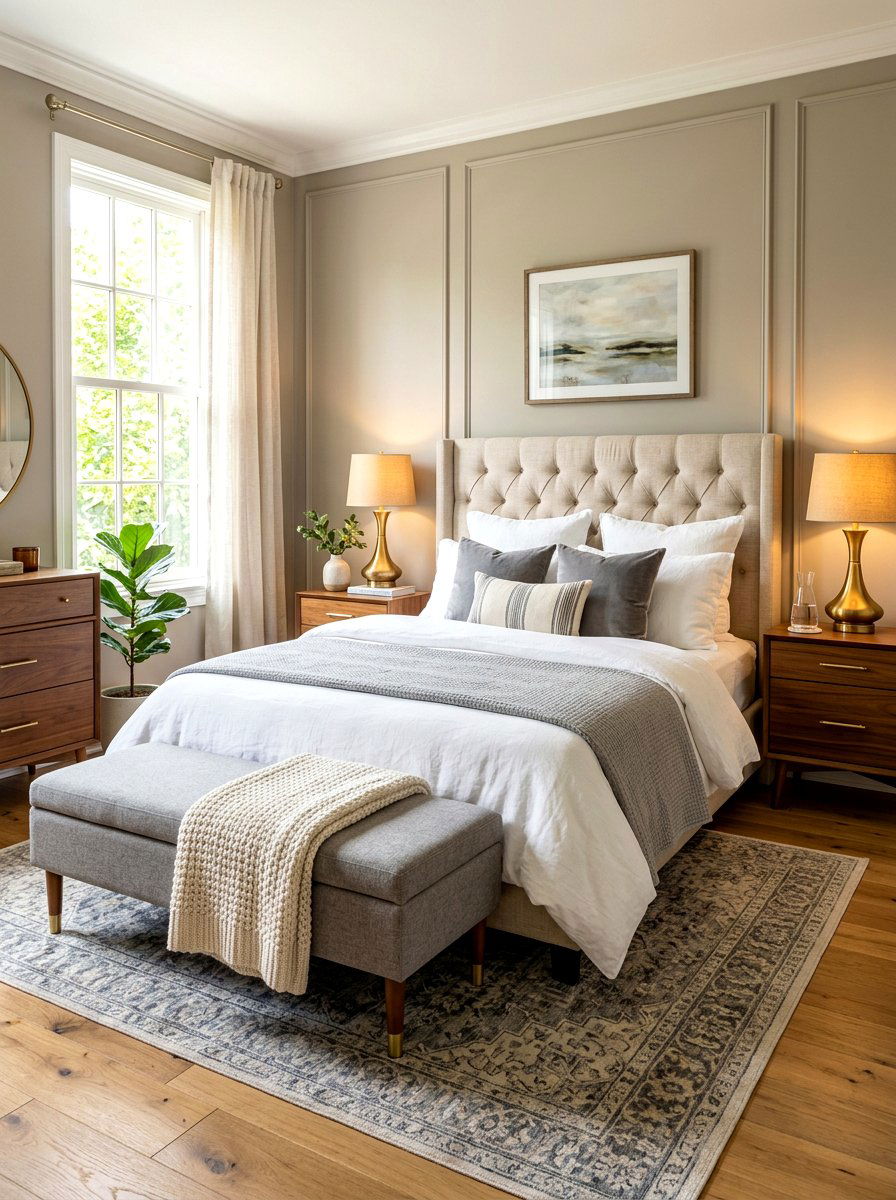 Transitional Bedroom Furniture - 30 transitional decor ideas