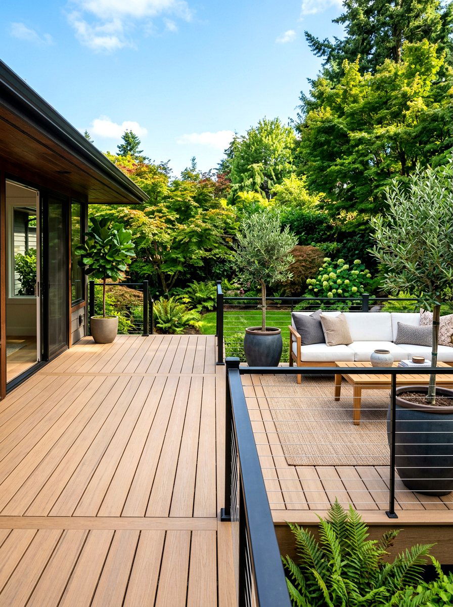 Transitional Deck - 30 transitional patio ideas