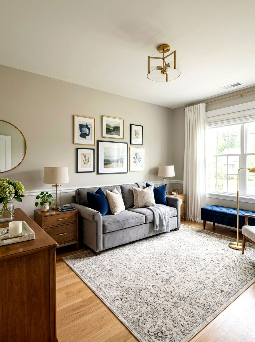 Transitional Guest Bedroom Style - 30 sofa bed room ideas