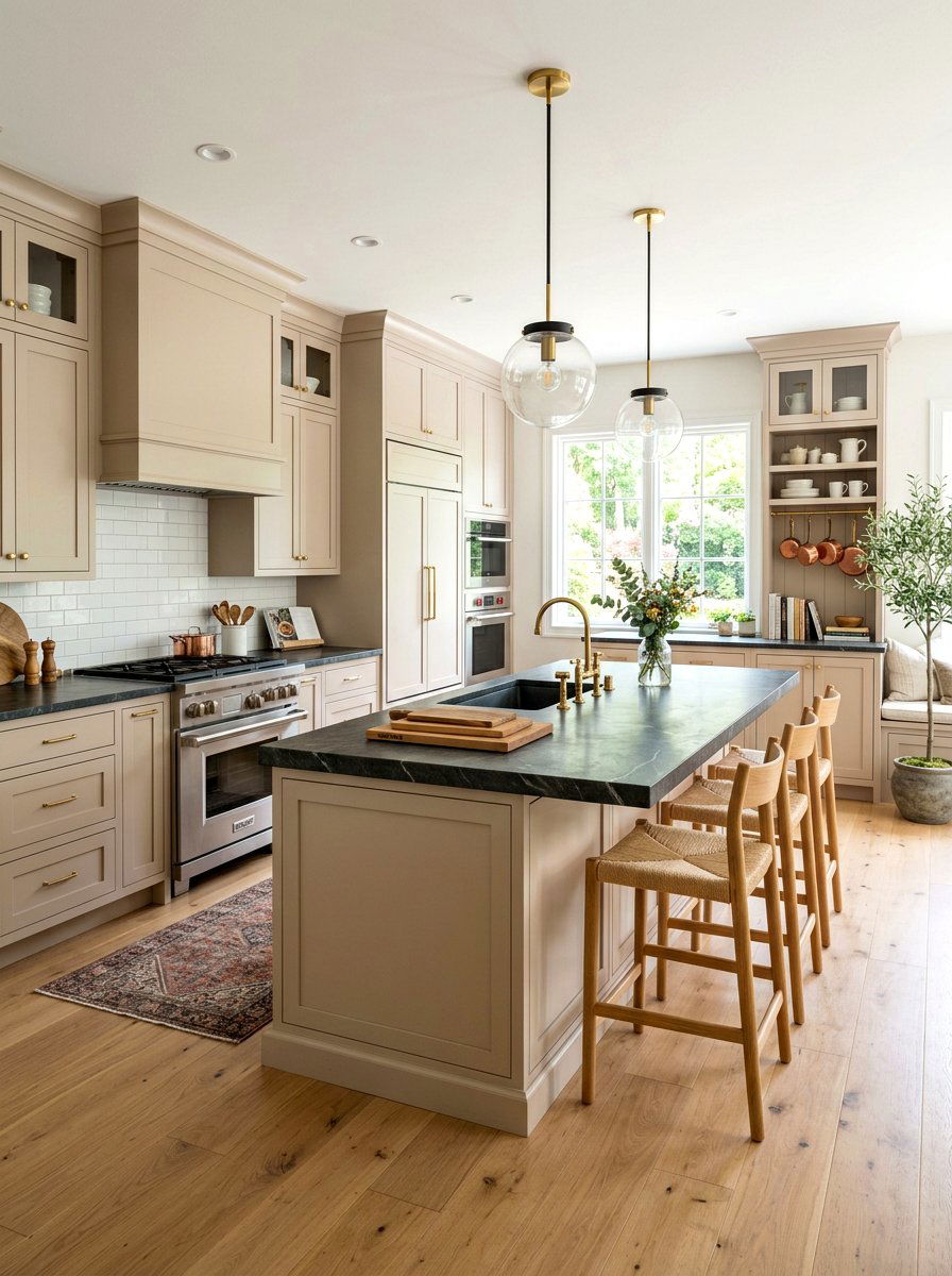 Transitional Kitchen Soapstone Tops - 30 soapstone kitchen ideas