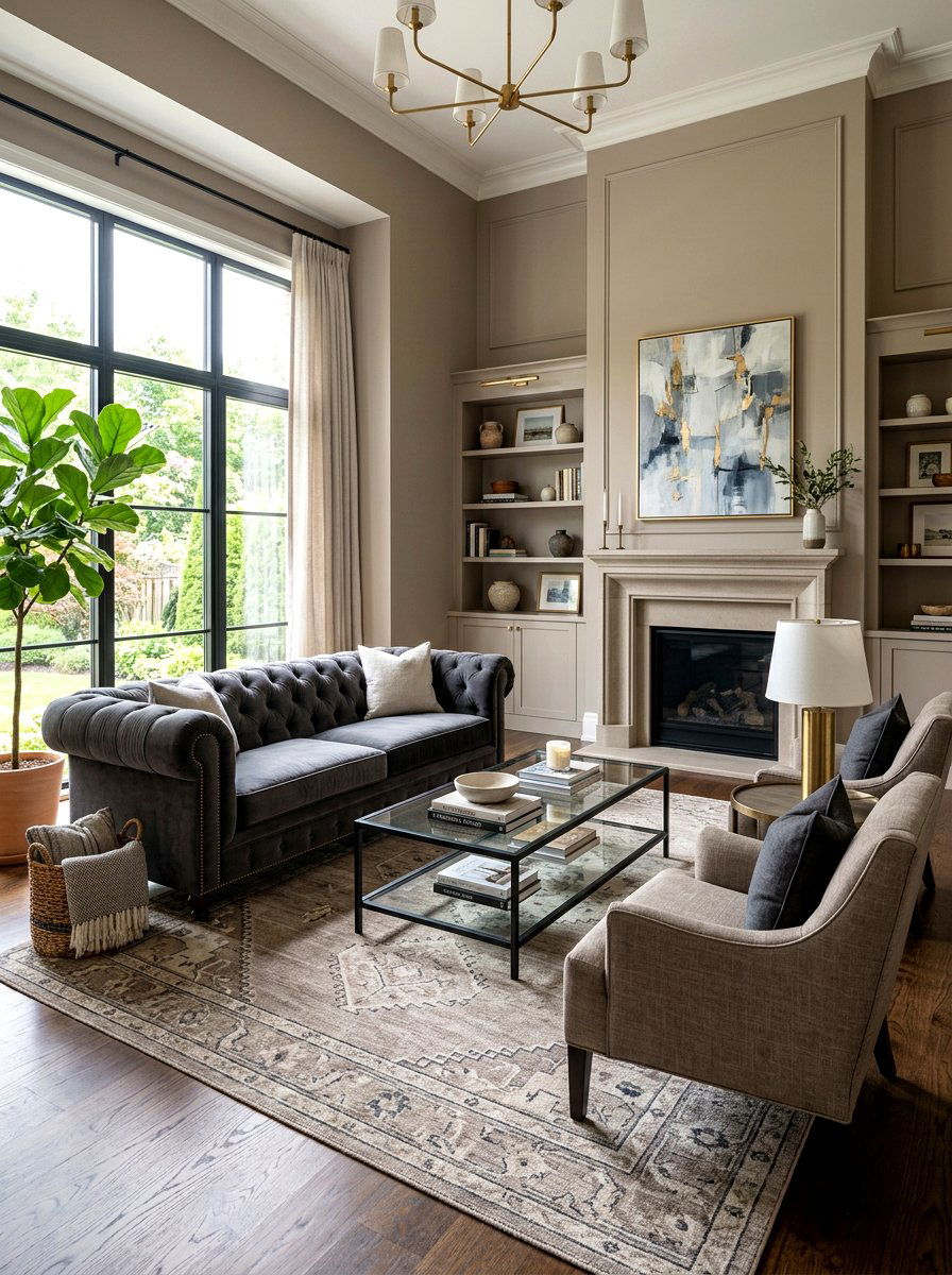 Transitional Living Room - 30 neutral living room ideas