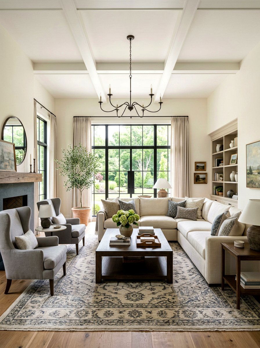 Transitional Living Room - 30 transitional decor ideas