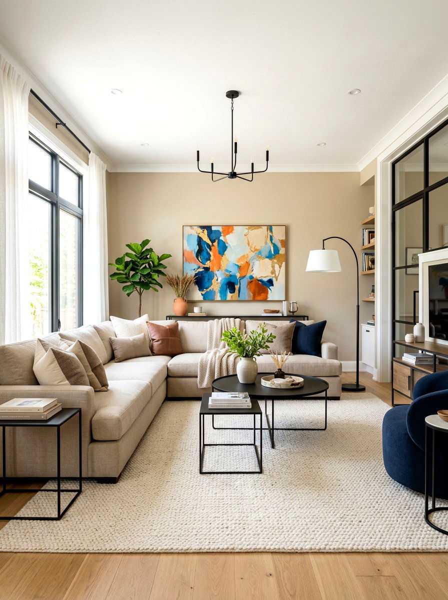 Transitional Living Room - 30 updated traditional living room ideas