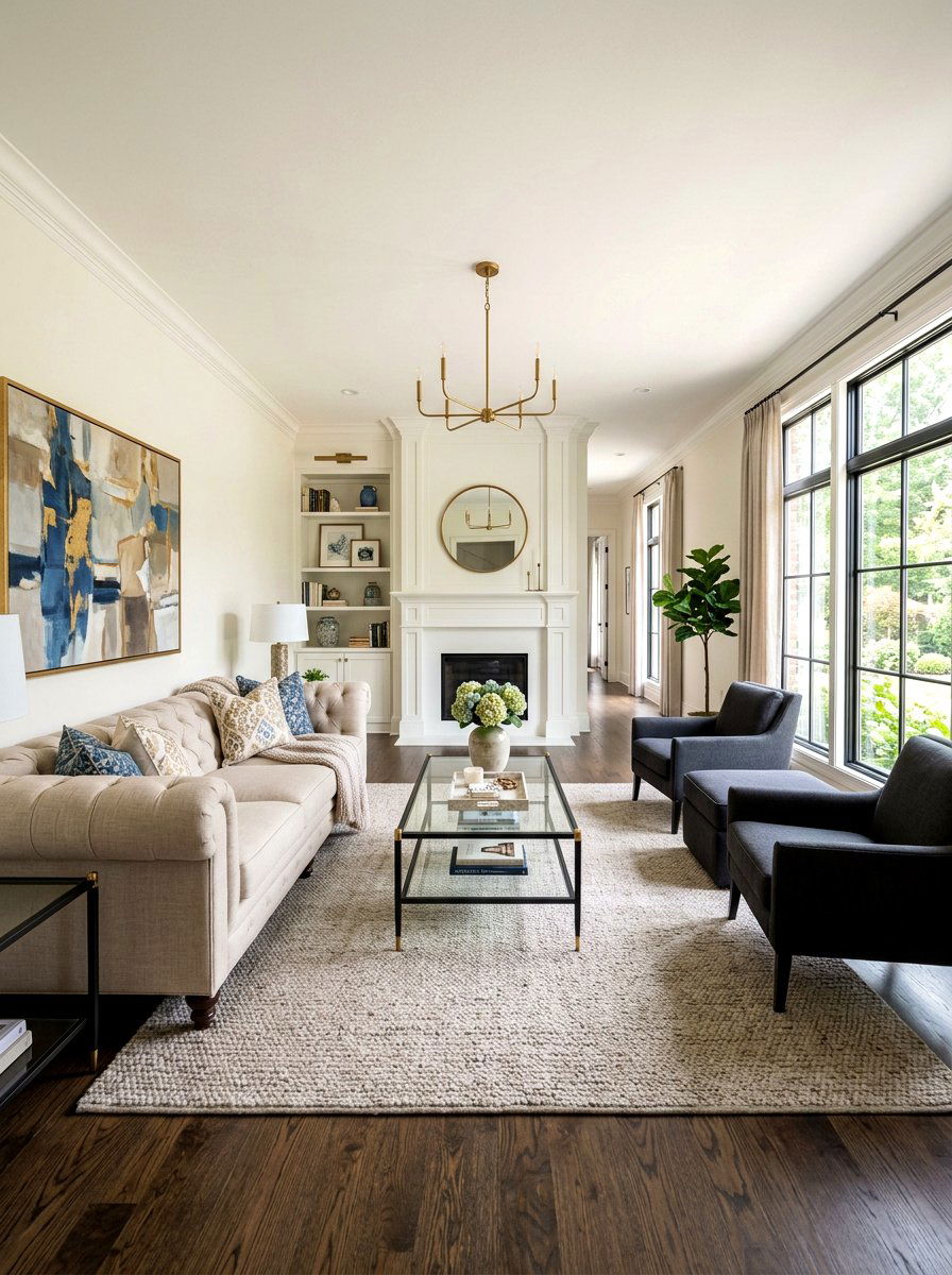 Transitional Living Room Style - 30 editorial living room ideas