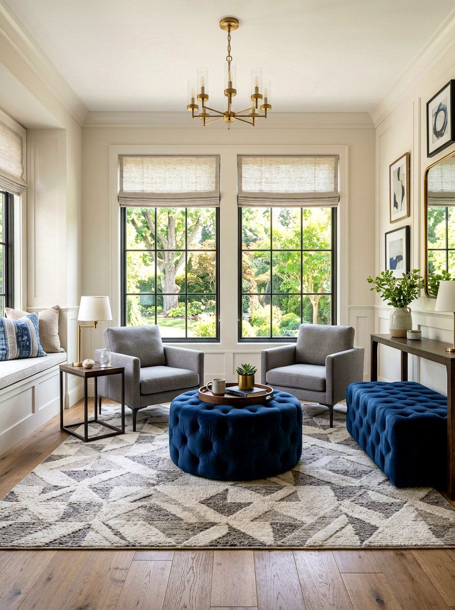 Transitional Morning Room - 30 morning room ideas