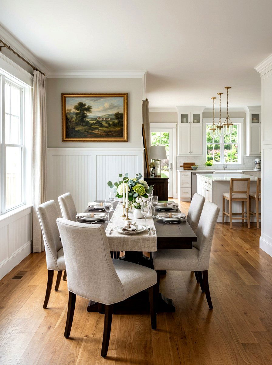 Transitional Open Plan Dining - 30 open plan dining room ideas