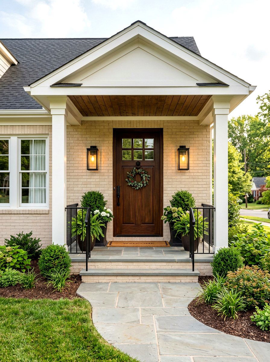 Transitional Outdoor Wall Sconces - 30 front porch lighting ideas