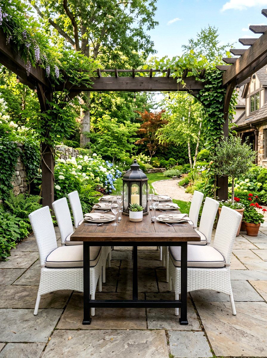 Transitional Patio Dining - 30 transitional patio ideas