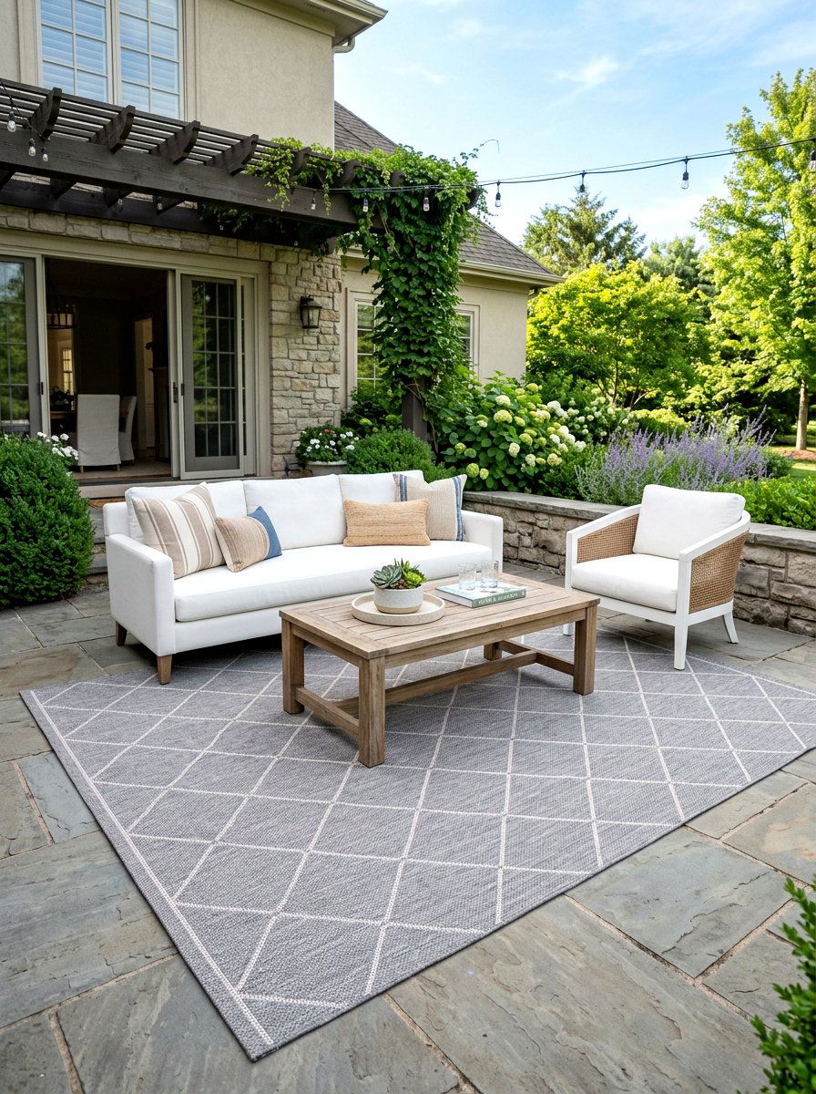 Transitional Patio Rug - 30 transitional patio ideas