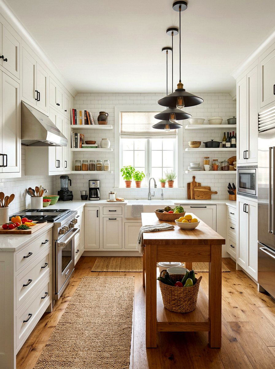 Transitional Prep Kitchen - 30 small prep kitchen ideas