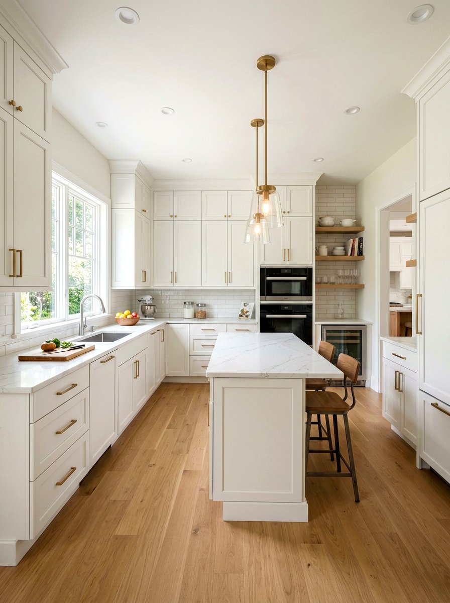 Transitional Prep Room - 30 messy kitchen ideas