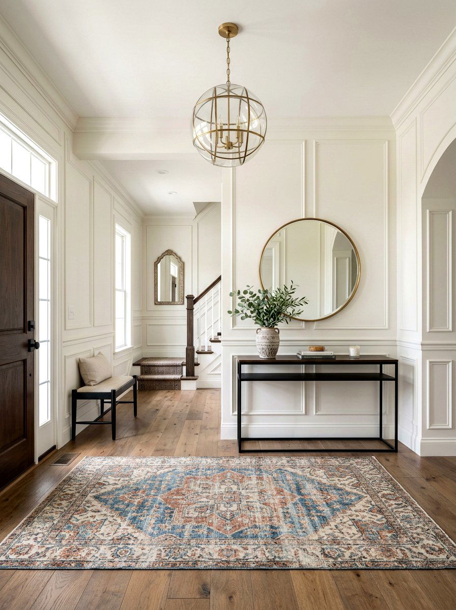 Transitional Style Entryway - 30 quiet luxury entryway ideas