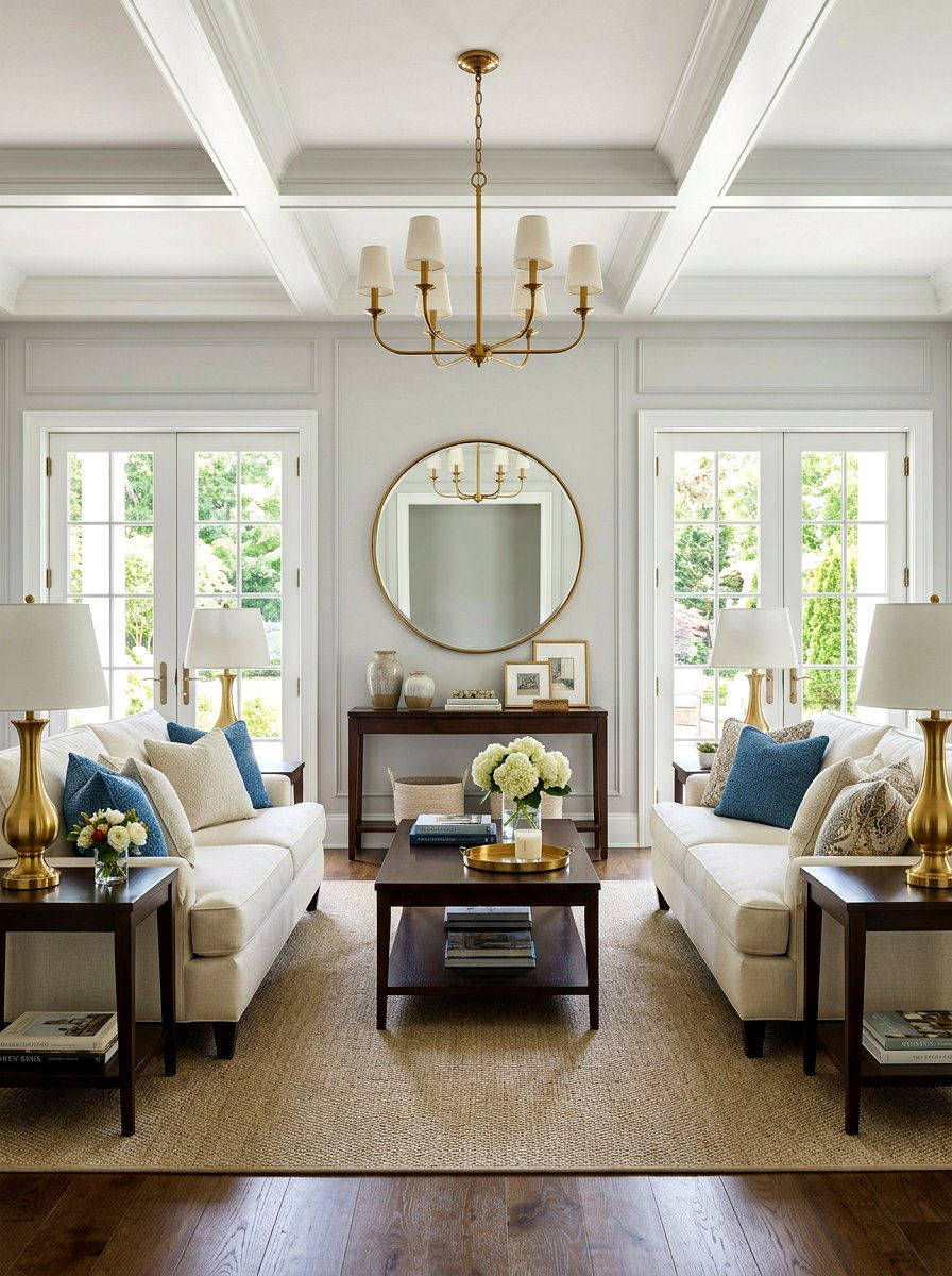 Transitional Style Living Room - 30 Nancy Meyers living room ideas