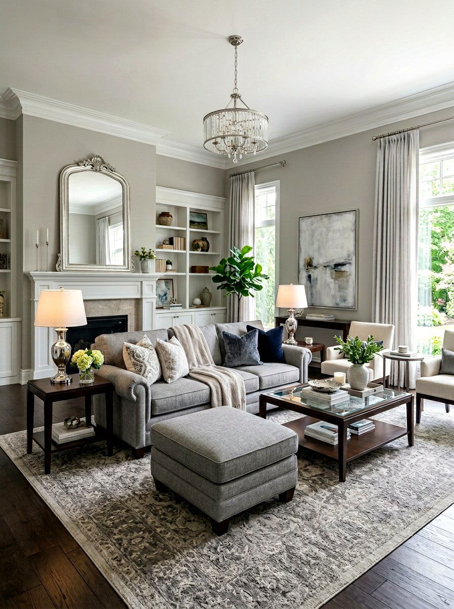 Transitional Style Living Room - 30 sofa chaise layout ideas