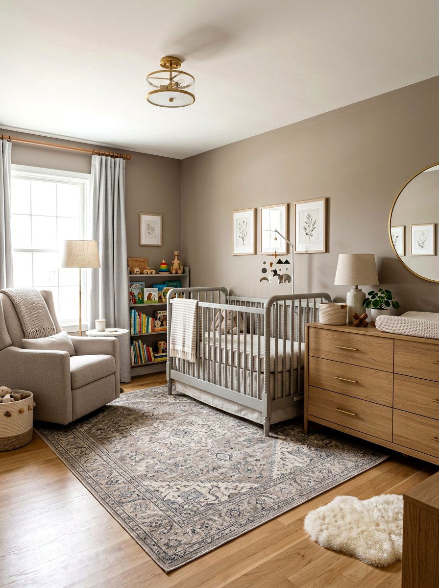 Transitional Style Neutral Nursery - 30 neutral nursery ideas