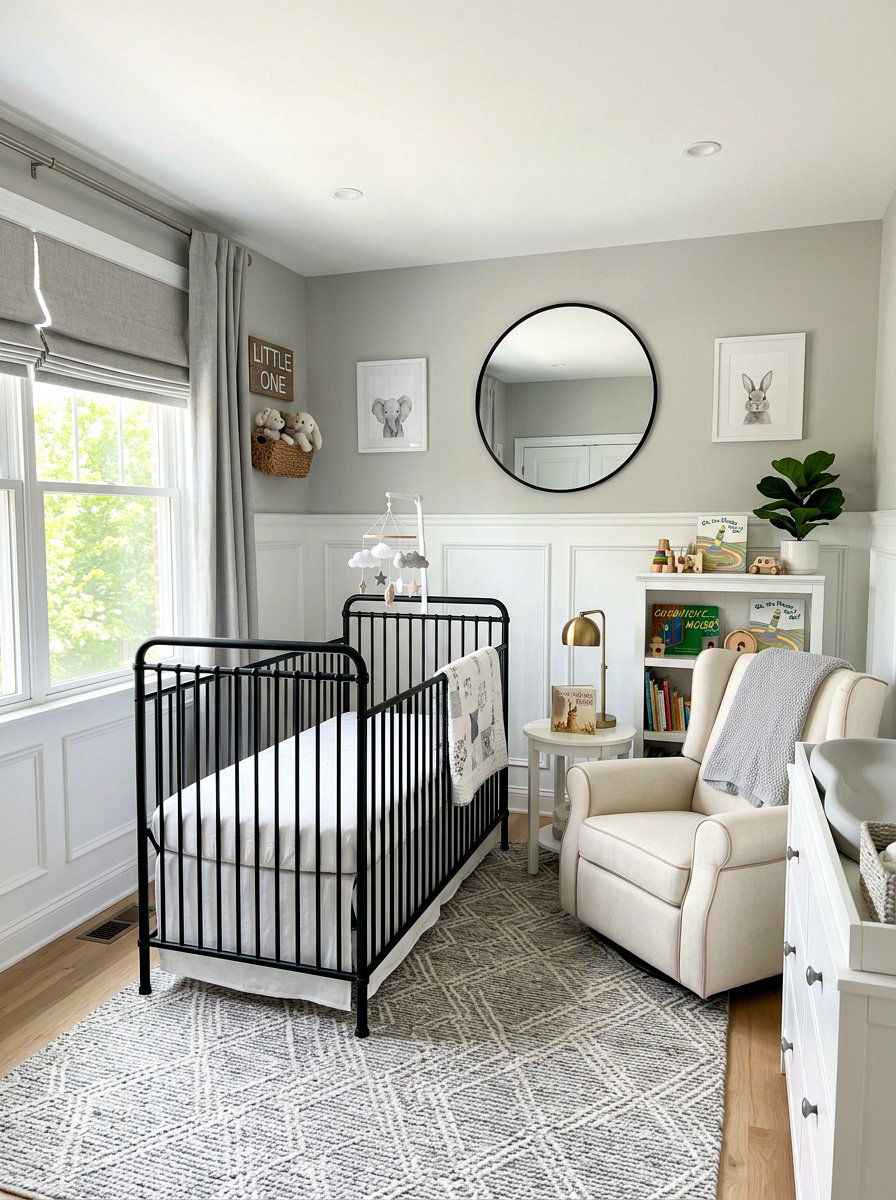 Transitional Style Nursery - 30 quiet luxury nursery ideas