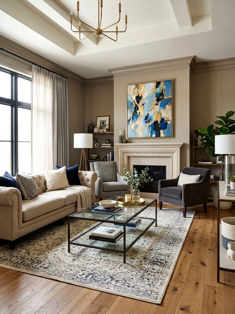 Transitional Style Sitting Room - 30 sitting room ideas