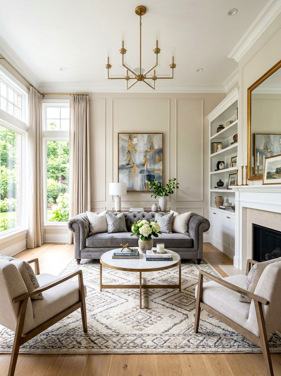 Transitional Style Sitting Room - 30 formal living room ideas