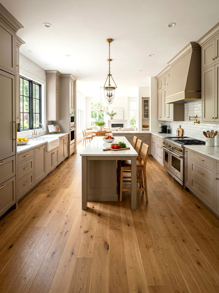 Transitional Taupe Kitchen - 30 taupe kitchen ideas