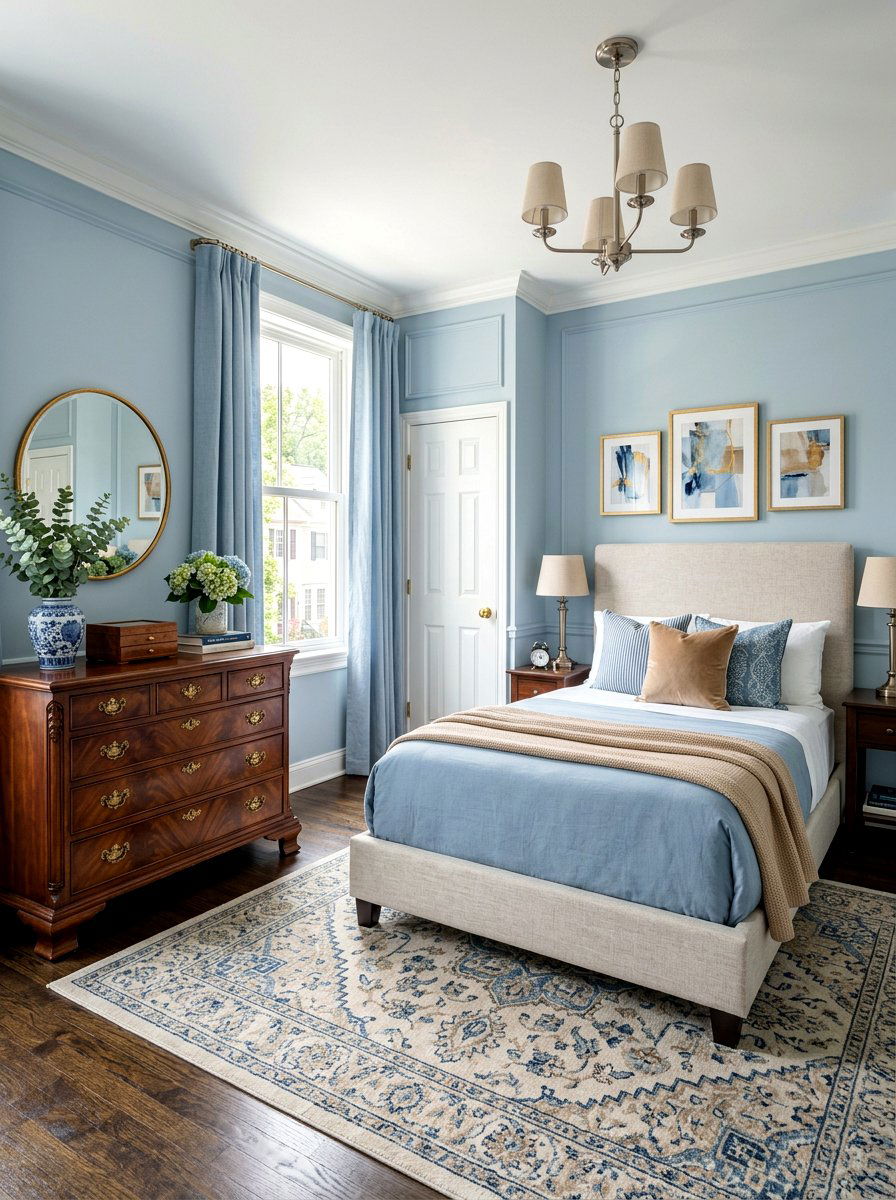 Transitional Townhouse Bedroom - 30 townhouse style bedroom ideas