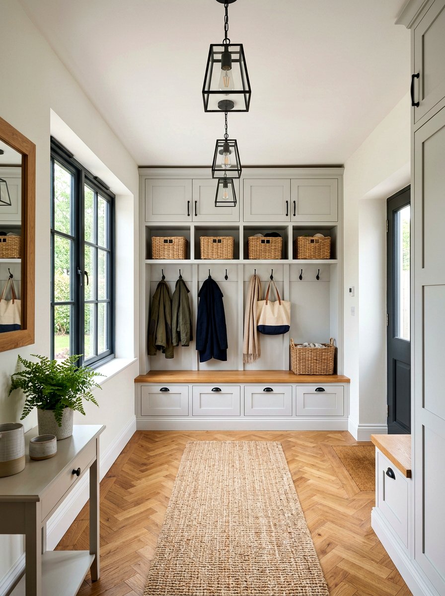 Transitional mudroom - 30 designer mudroom ideas