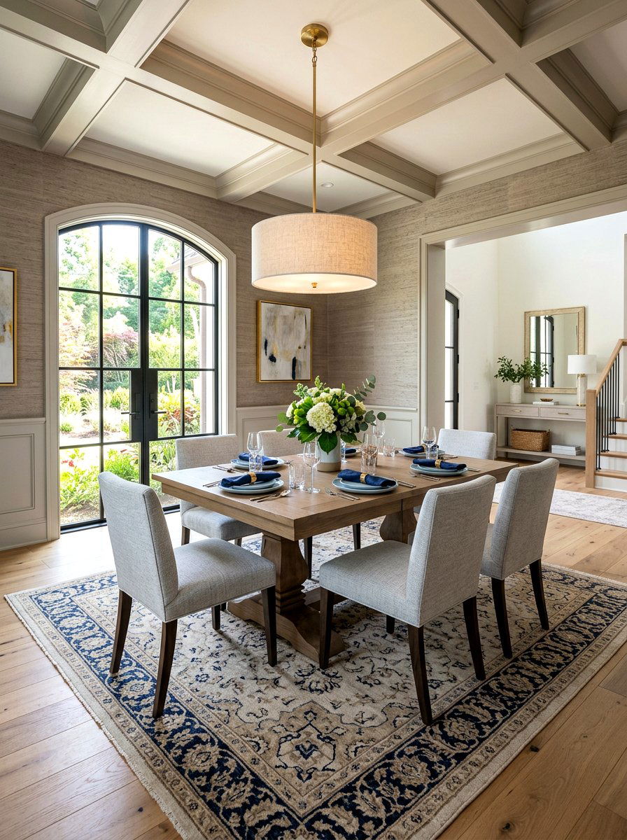 Transitional villa dining design - 30 villa dining room ideas