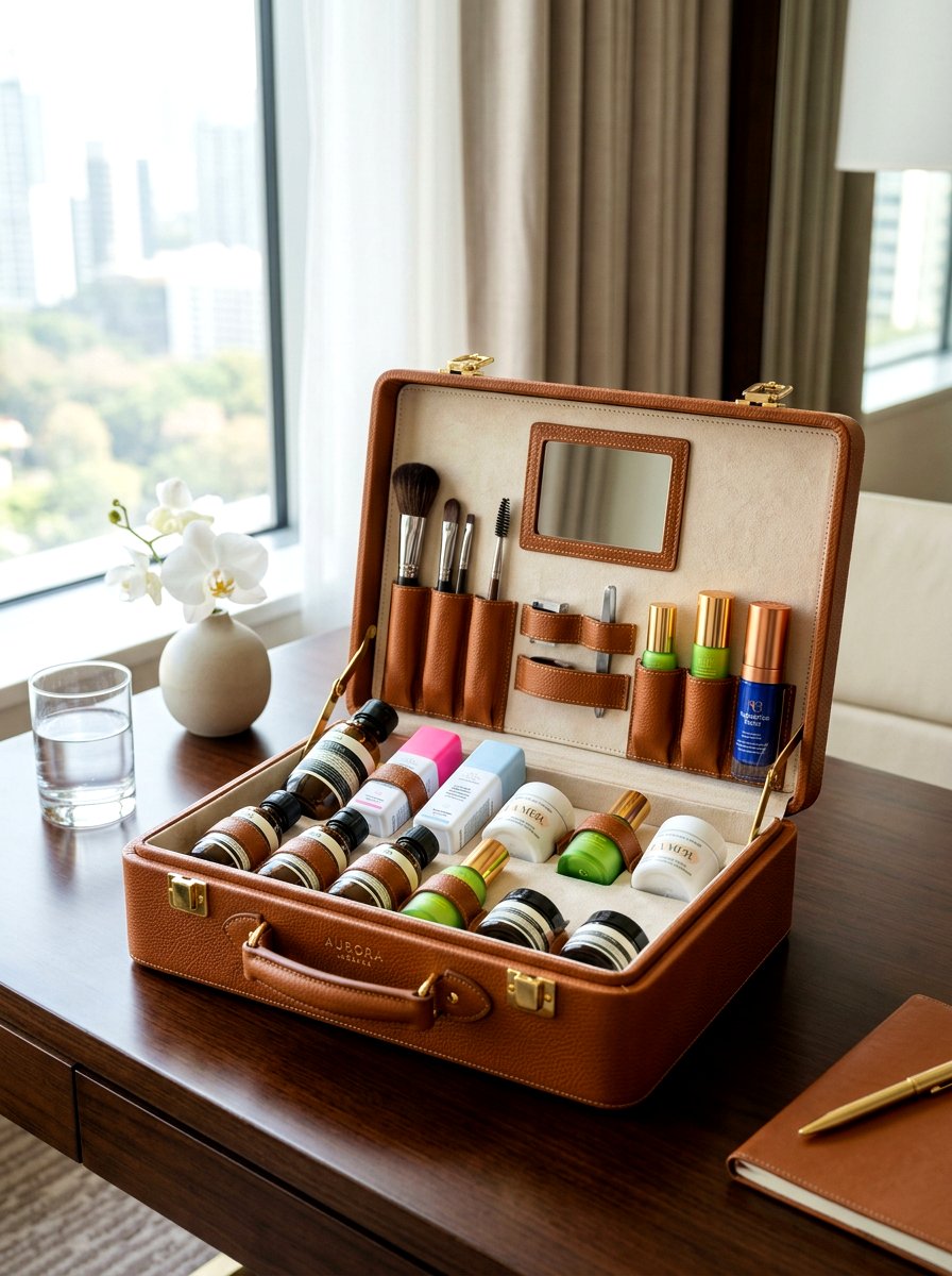 Travel Skincare Case - 30 skincare station ideas