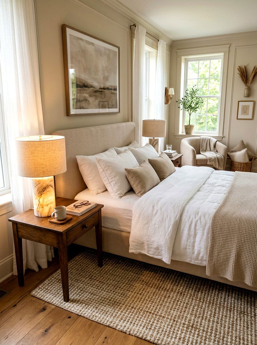 Travertine Lamp - 30 travertine decor ideas