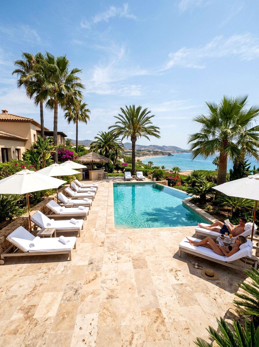 Travertine Pavers - 30 patio flooring ideas