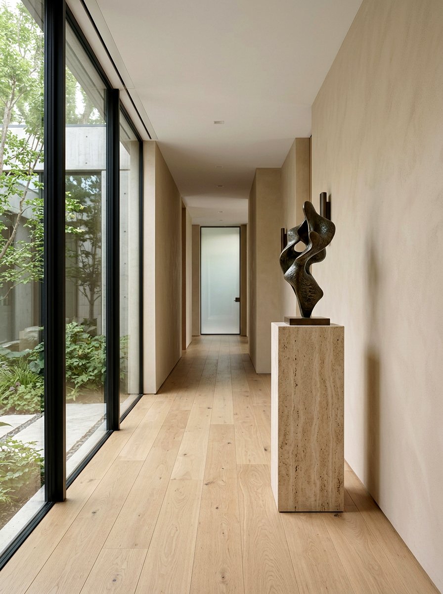 Travertine Plinth - 30 travertine decor ideas